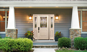 Entry door of a house